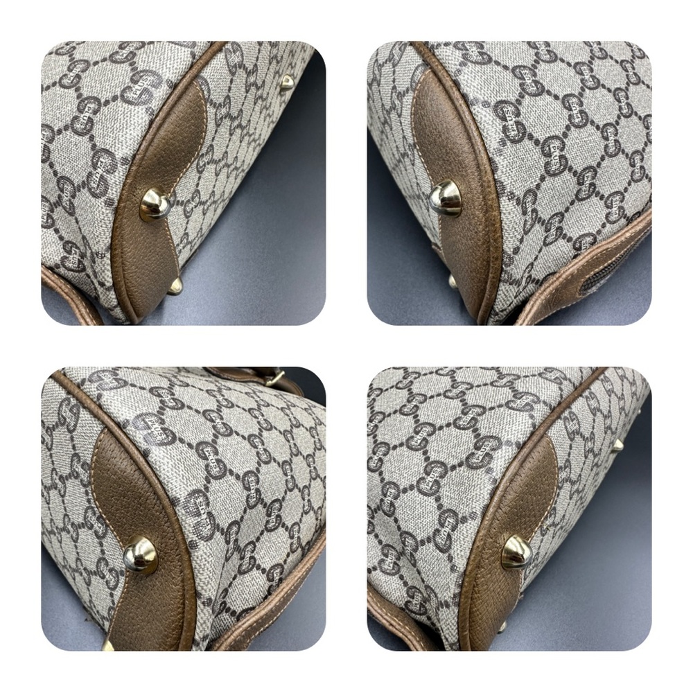 Gucci Brown Plus GG
Coated Canvas Boston Bag - Picture 10 of 15